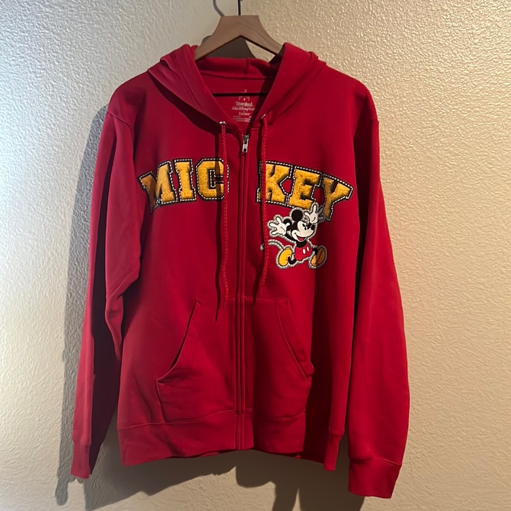 NWOT Disney Sweatshirt Hoodie Zipper Jacket Sz Small